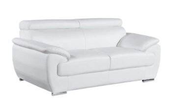 4571 Loveseat DivanItalia Top Grain Italian Leather by Gu Furniture