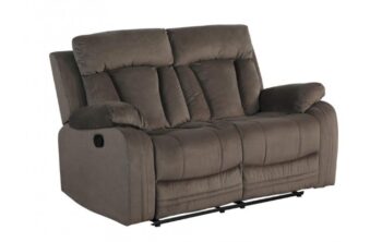 9760 Microfiber Fabric Reclining Loveseat by Gu Furniture
