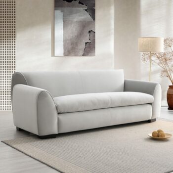 Severo Contemporary Light Gray Sofa FM61005LG-SF by Furniture of America