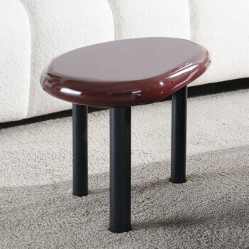 Eddie Red High Gloss End Table