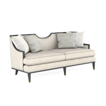Harper Vintage Black Transitional Sofa