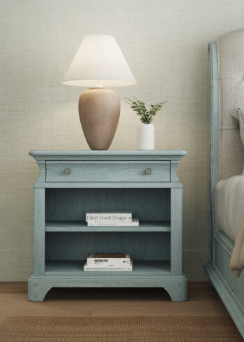 Summer Creek Shutter Blue Nightstand