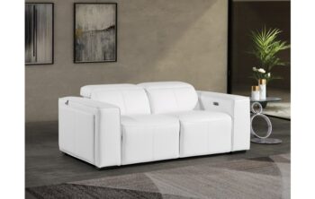 1224 DivanItalia Top Grain Italian Leather Loveseat By GU Furniture