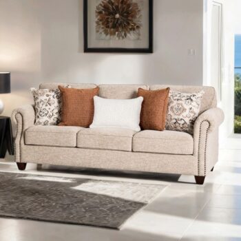 Buckhurst Sofa Transitional Taupe Sofa FM61110TP-SF by Furniture of America
