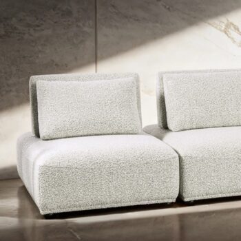 Stavanger 3-Seater Sofa in Light Gray Bouclé | FM63001LG-A by Furniture of America