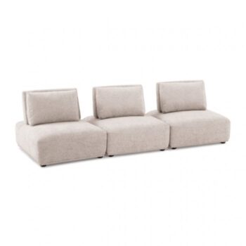 Stavanger 3-Seater Sofa in Light Brown Bouclé