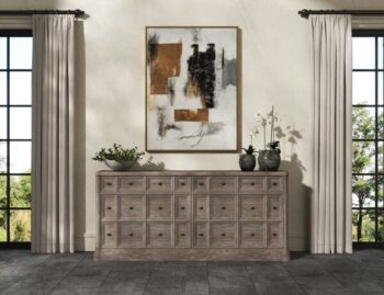 Reforma Rustic Sideboard with Apothecary Style Storage
