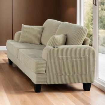 Moretaine Loveseat | SL6932BG-LV-PK by Furniture of America – Contemporary Comfort with Smart Features