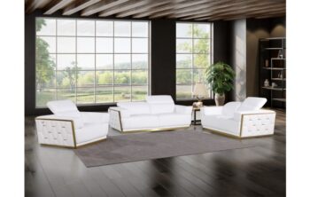 1111 Italian leather Sofa Set By Gu Furniture