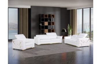 1120 Genuine leather Sofa Set By Gu Furniture