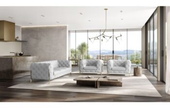 970 Top Grain Italian Leather Sofa Set By Gu Furniture