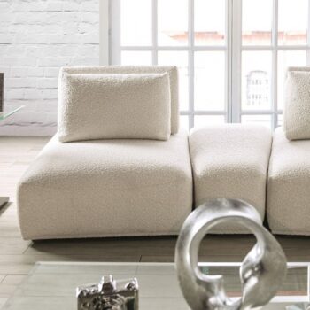 Stavanger Curved 2-Seater with Ottoman FM63001BG-D by Furniture of America