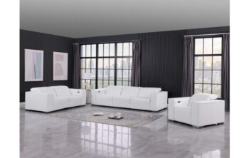 1208 Top Grain Italian Leather Sofa Set By Gu Furniture