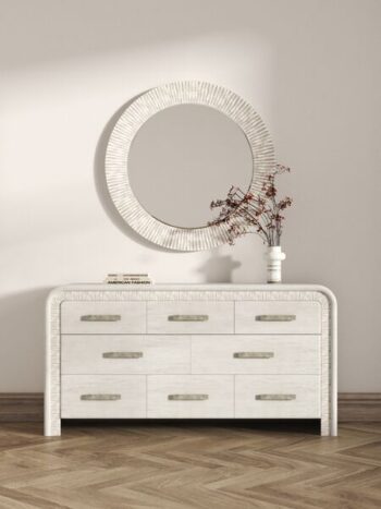 Ashlar Coastal Modern Dresser & Mirror