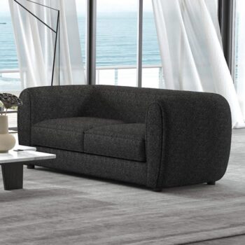 Verdal Loveseat in Black Boucle – FM61001BK-LV
