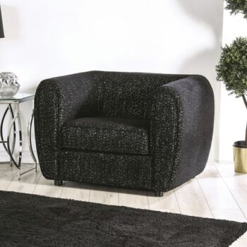 Verdal Chair in Black Boucle – FM61001BK-CH by Furniture of America