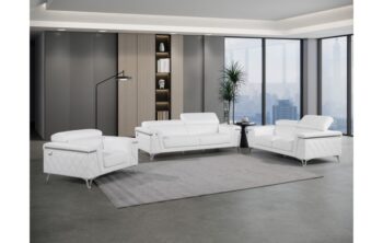 1140 Top Grain Italian Leather Sofa Set By Gu Furniture