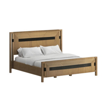 Loft Queen Woven Panel Bed