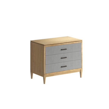 Loft Bedside Chest in Fabric Finish