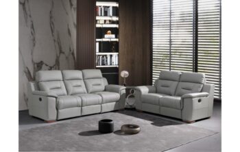 9408 Leather Reclining Sofa Set By Gu Furniture
