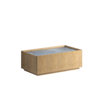 Rectangular Coffee Table with Marble Top