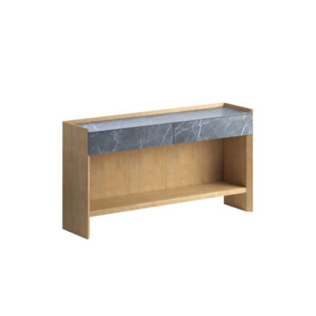 Loft Console Table with Marble Top