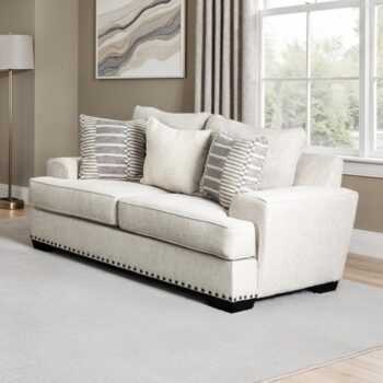 Gervais Loveseat in Taupe Fabric – SM1253-LV