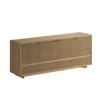 Loft Entertainment Console in Natural Maple Finish