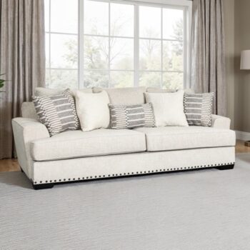 Gervais Oversized Sofa in Taupe Fabric – SM1253-SF by Furniture of America