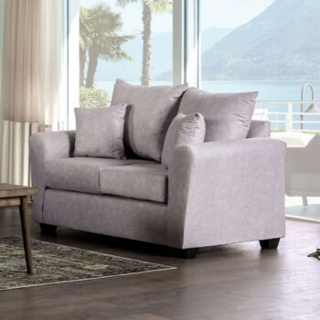 Croydon Loveseat in Light Gray – SM7755-LV by Furniture of America