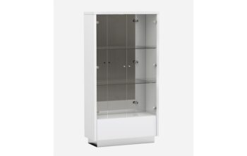 D313 High Gloss White Vetrina By Gu Furniture