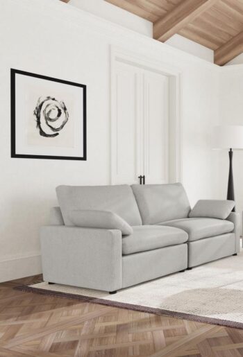 Collins Modular Power Loveseat Gray by Coaster Furniture