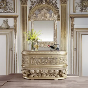 Champagne Dining Server Cabinet